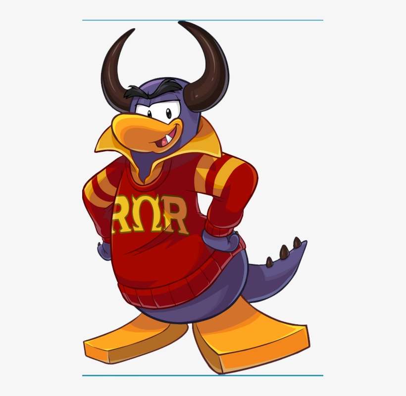 Mu Logo Horny - Club Penguins Wikia Rockhopper, transparent png download