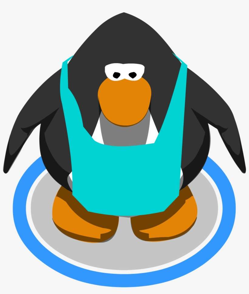 On Png Black And White Stock - Club Penguin Blue Penguin, transparent png download