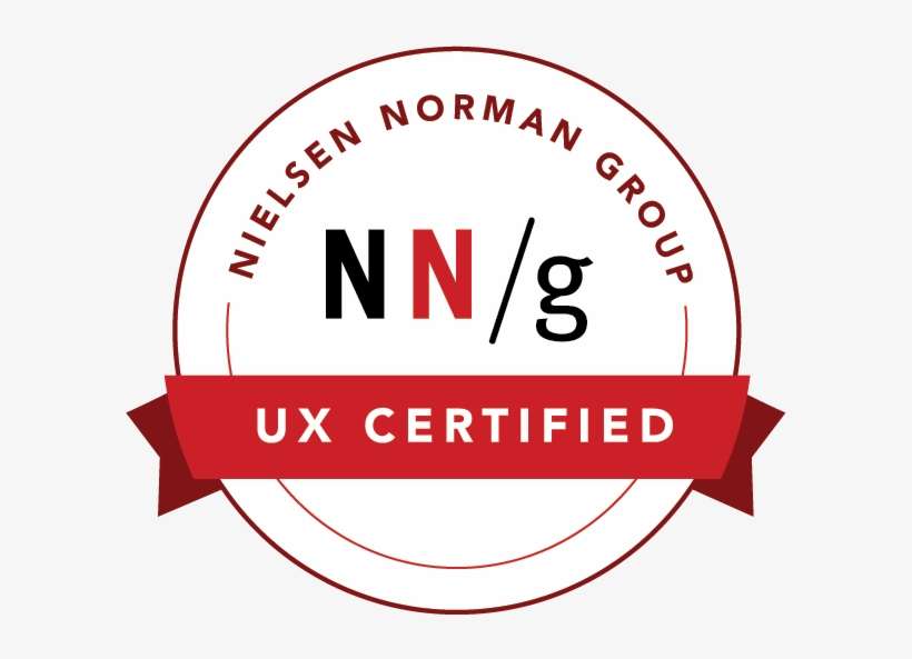 Ux Certification Badge From Nielsen Norman Group - Nielsen Norman Group, transparent png download
