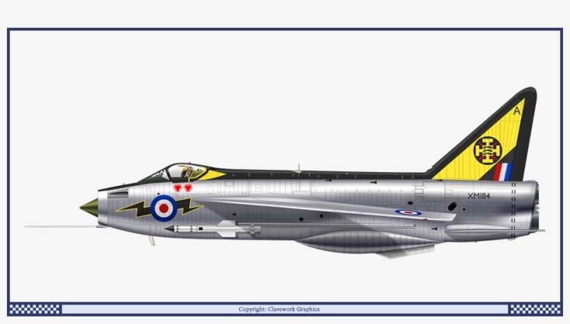Lightning F1a 111sqn - F16 Ww2, transparent png download