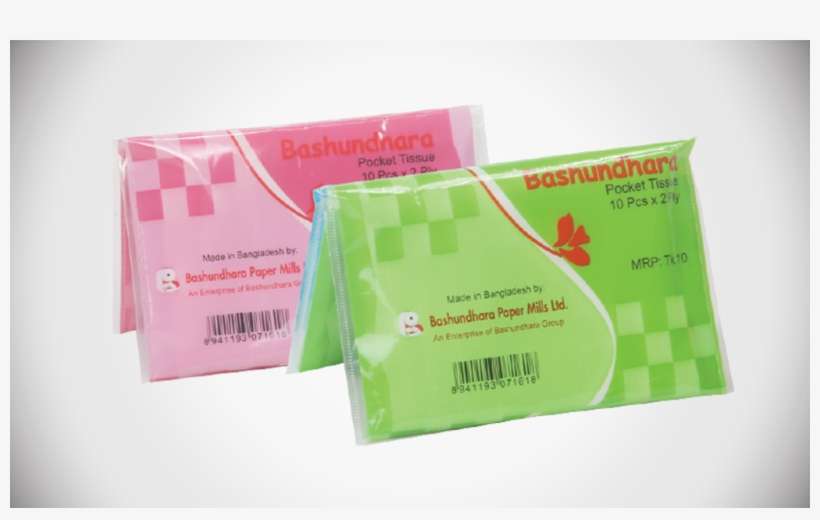 Pocket Wallet Tissue - Bashundhara Tissue, transparent png download