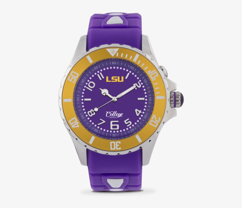 Lsu Tigers Watch - Kyboe 2833406 Florida Gators 55mm Stainless Steel 3-hand, transparent png download