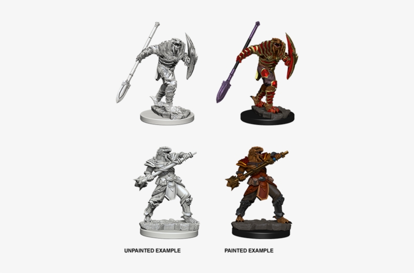 Dragonborn Male Fighter With Spear - Nolzur's Marvelous Miniatures Dragonborn, transparent png download