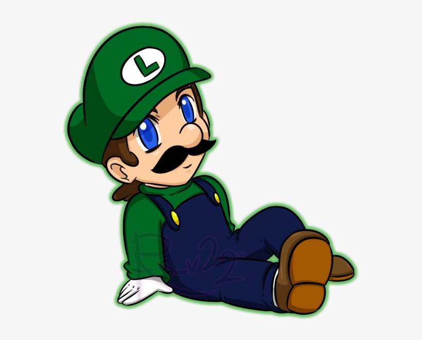 Smol Weegee By Rs Clip Free - Smol Luigi, transparent png download