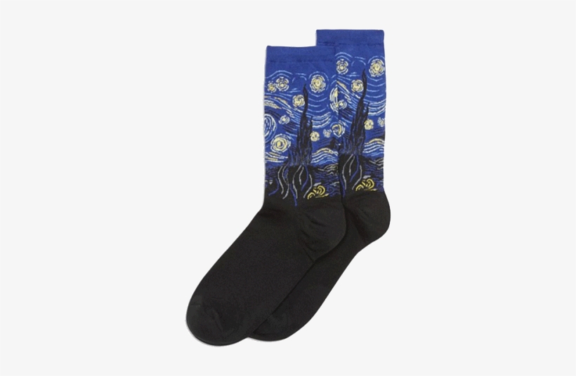 Itgirl Shop Starry Night Van Gogh Socks Aesthetic Apparel, - Happy Socks Van Gogh, transparent png download