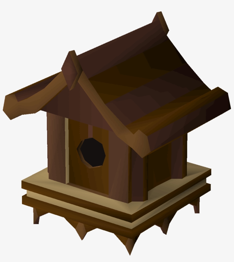 Mahogany Bird House Detail - Nest Box, transparent png download