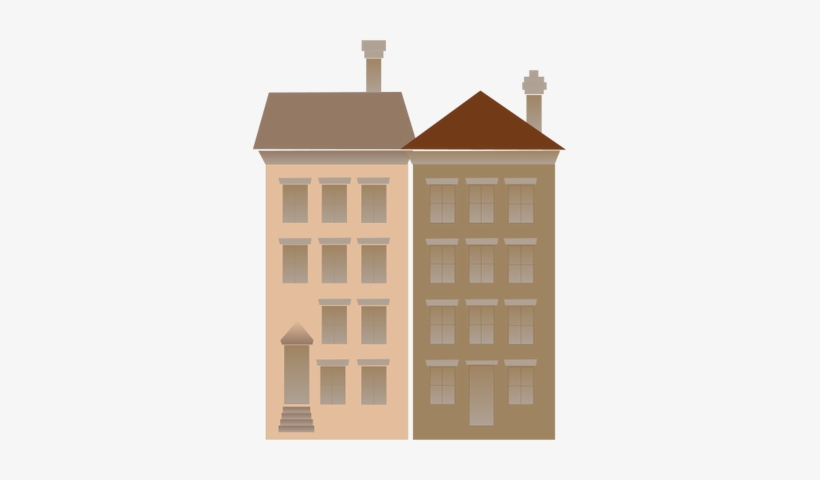Ian Symbol Row Houses - House, transparent png download