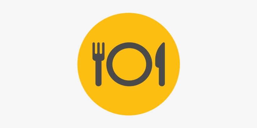 Plato Cubiertos Png - Logo Plato Con Cubiertos, transparent png download