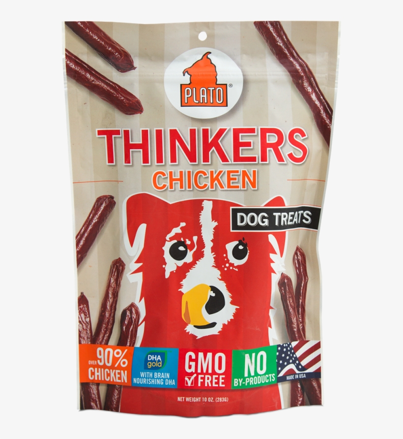 Plato New Thinkers Chicken Sticks Dog Treats, transparent png download
