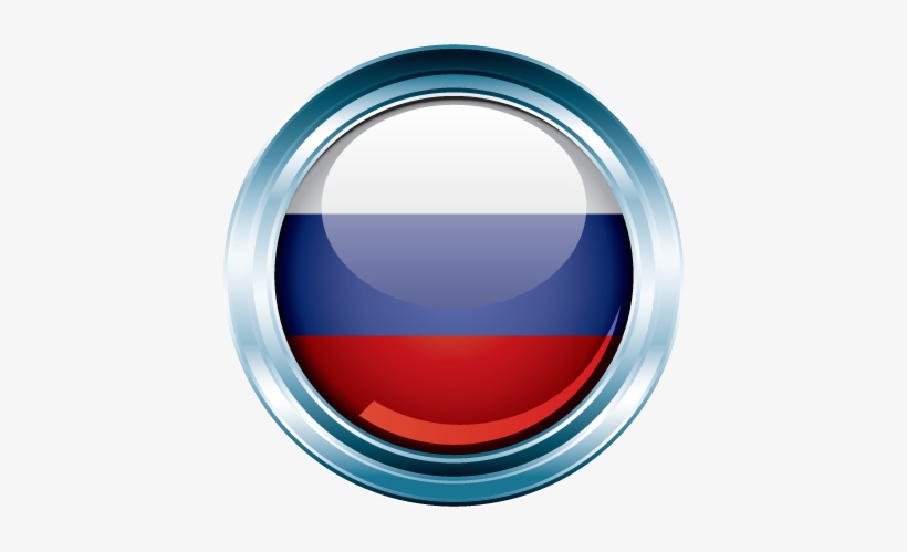 Russian Flag Circular - Flag Of Russia, transparent png download