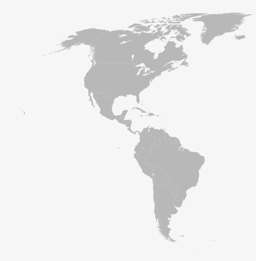 Open - Map America Blank, transparent png download