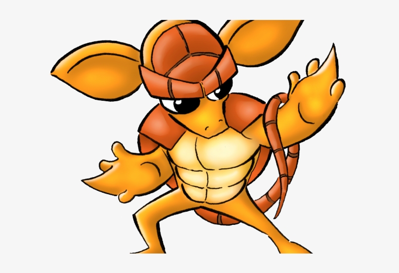Armadillo Clipart Animated - Armadillo Cartoon, transparent png download