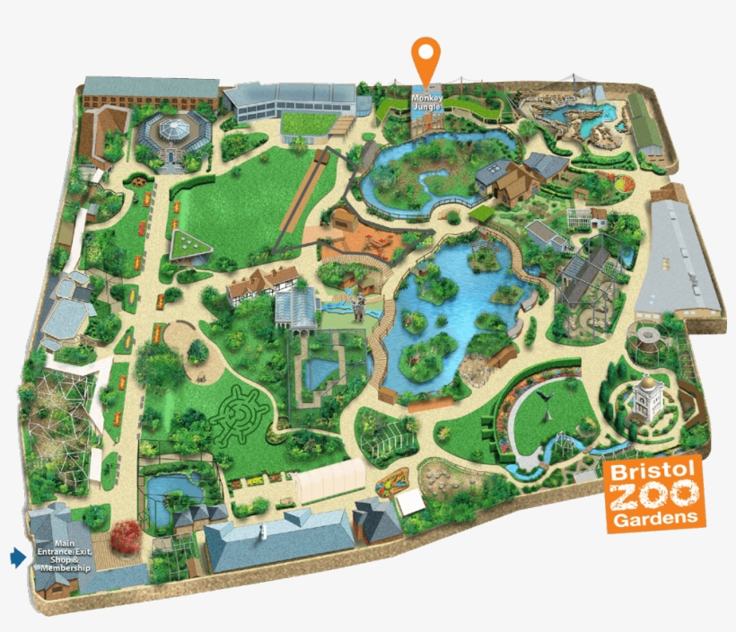 Bristol Zoo Map 2018, transparent png download