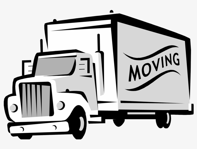 Png Black And White Download Reasons We Don T Want - We Re Moving Truck Transparent, transparent png download