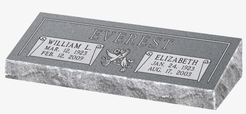 This Bevel Memorial Grave Marker Comes In A Variety - Bevel, transparent png download