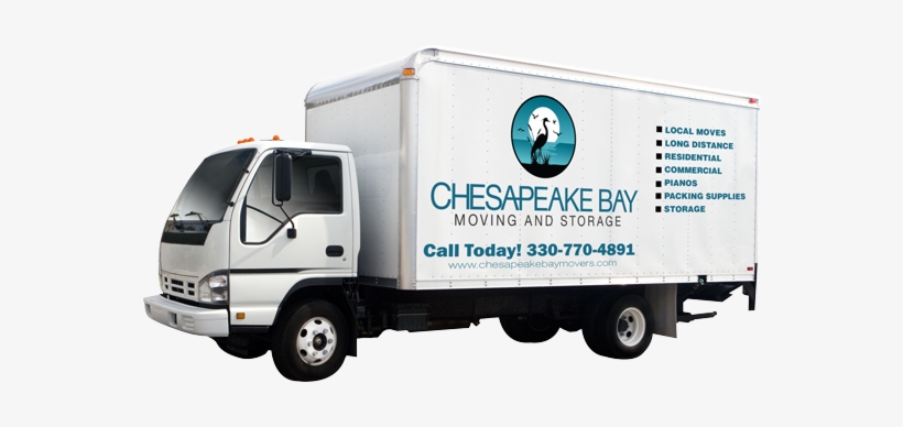Chesapeake Bay Moving And Storage Truck Logo - Delivery Truck, transparent png download
