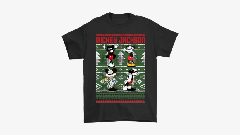 Mickey Mouse Micheal Jackson Dancing On Christmas Ugly - Stranger Thing Eleven Shirts, transparent png download