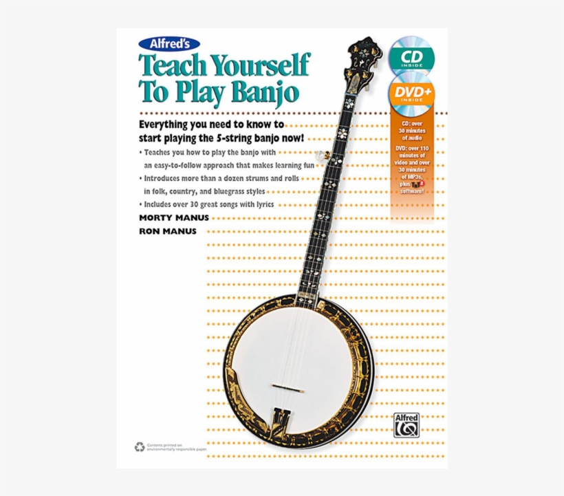 S202103828452289454 P14 I1 W640 - Alfred's Teach Yourself To Play Banjo - Default Title, transparent png download