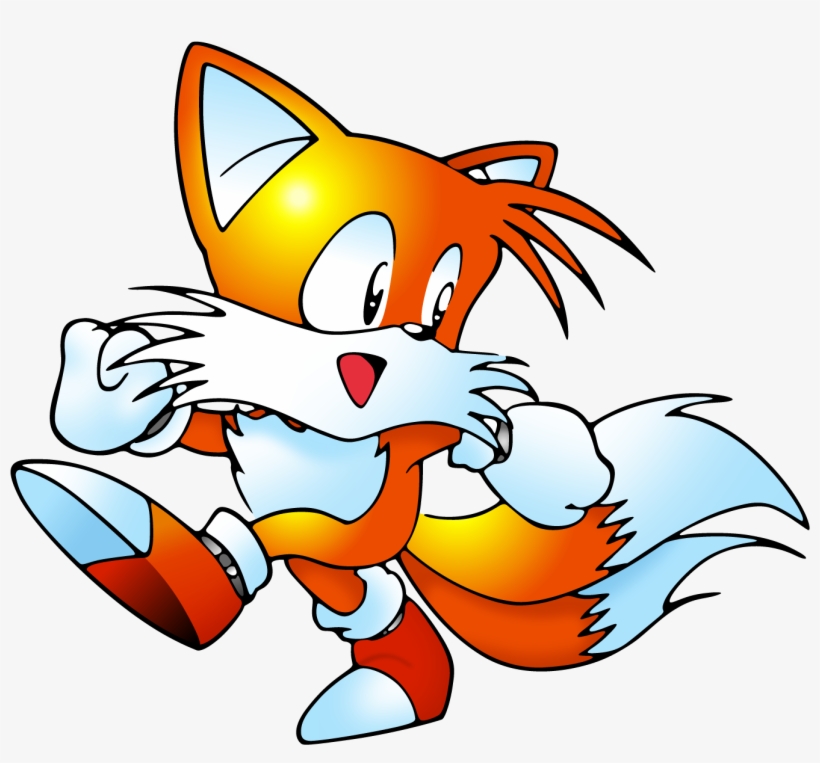 Sonic2 Tails Art Cleaned - Sonic Adventure Tails Artwork PNG Image ...