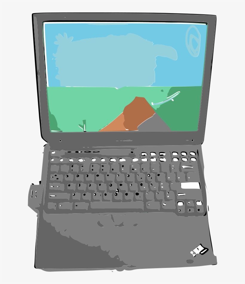 How To Set Use Notebook Computer Clipart, transparent png download