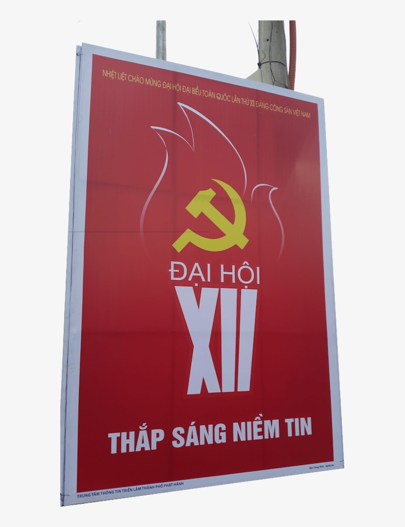 Communist Propaganda Poster In Saigon Vietnam - Ho Chi Minh City, transparent png download