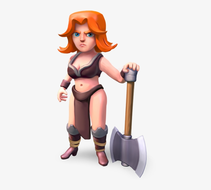 Valkyrie - Clash Royale Valkyrie, transparent png download