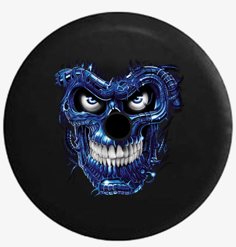 Jeep Wrangler Jl Backup Camera Grinning Serpent Monster - Terminator Skull, transparent png download