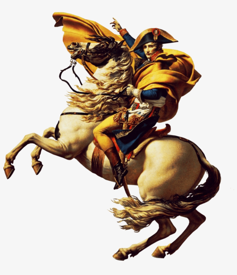 Napoleon Bonaparte On Horse - Napoleon Bonaparte Png, transparent png download
