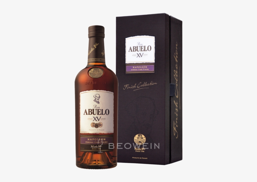 Ron Abuelo Añejo 15 Años Napoleon Cognac Finish 0,7 - Ron Abuelo Xv Años Oloroso, transparent png download
