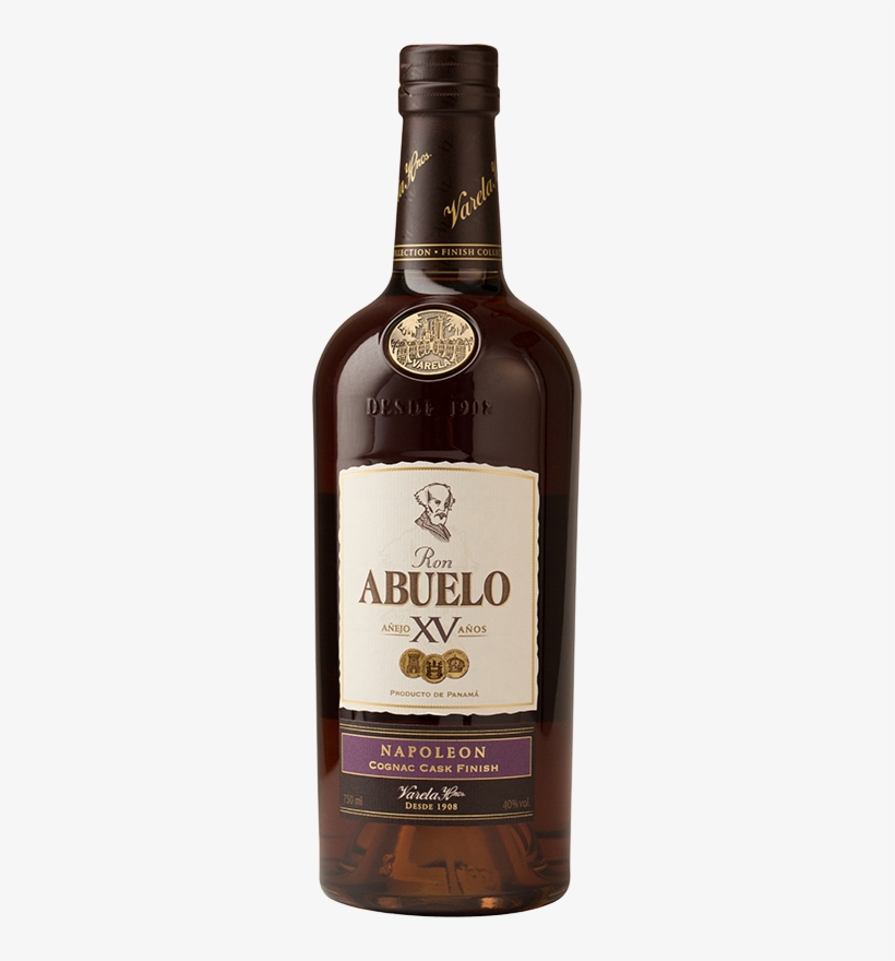 Ron Abuelo Finish Collection Napoleon Photo - Ron Abuelo 12 Year Old 70cl Bottle, transparent png download