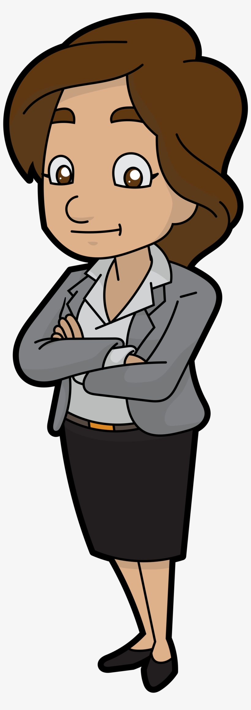 Open - Business Woman Png Art, transparent png download