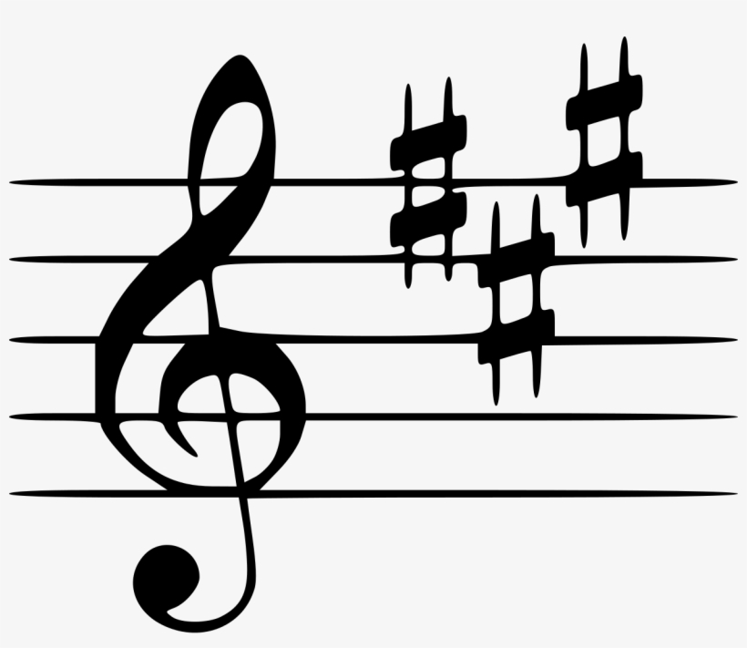 Treble Clef With One Note, transparent png download