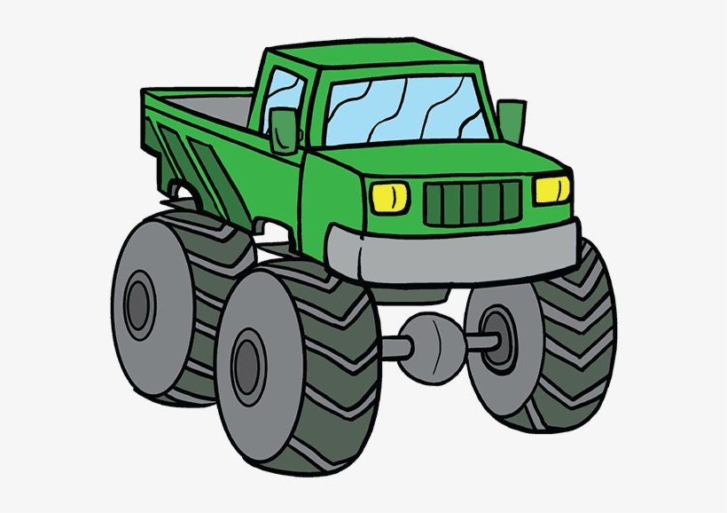 Clip Art Black And White Download Truck Drawing At - Drawing, transparent png download