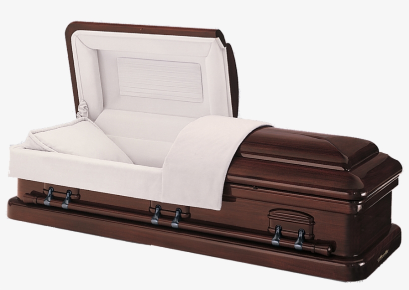 Marcellus Casket Batesville Presidential Mahogany Casket PNG Image