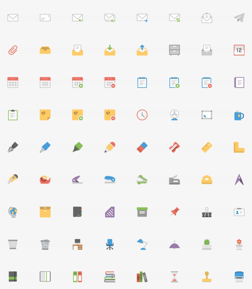 Office Flat Icons - Flat Icon Edit Vector, transparent png download