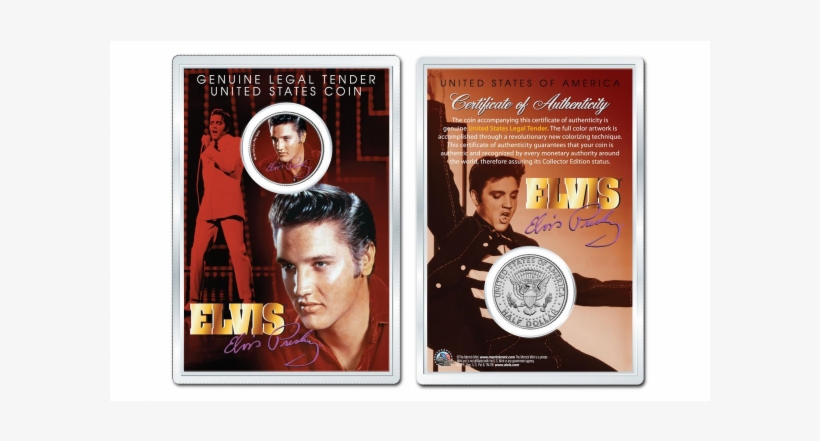 Red Jfk Kennedy Half Dollar U - Elvis Presley All Time Greatest, transparent png download