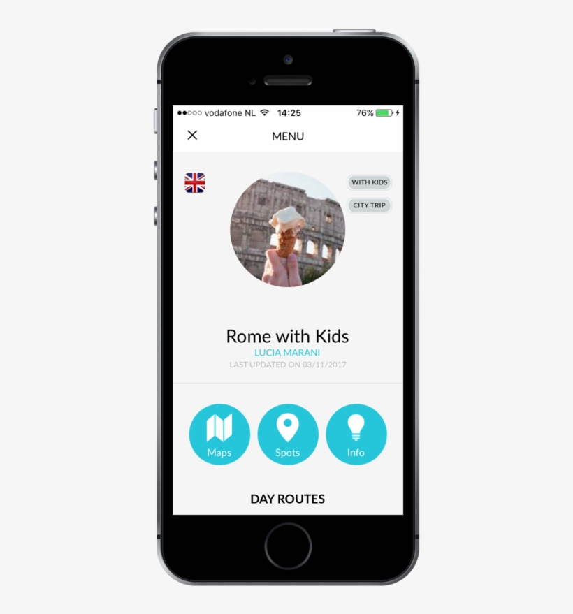 Rome With Kids 1 Favoroute Travel Guides - Mobile App, transparent png download