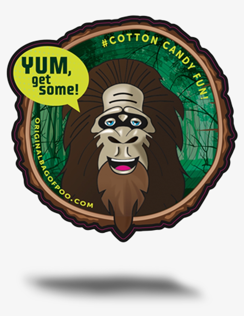 Sasquatch Poo 1 Pack - Sticker, transparent png download
