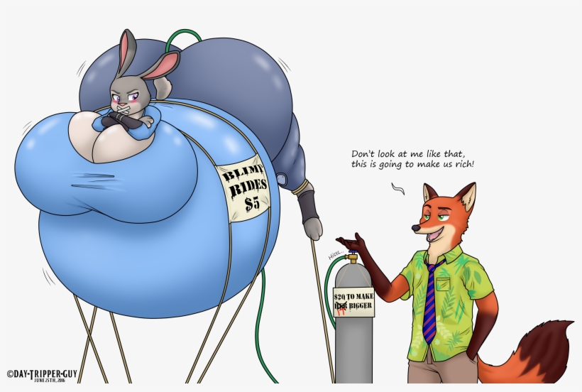 Great Bussiness - Judy Hopps Body Inflation, transparent png download