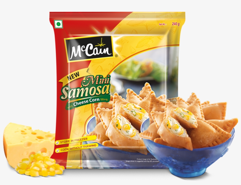 Cheese Lovers - Mccain Cheese Corn Samosa, transparent png download