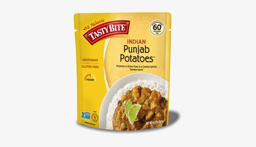 Punjab Potatoes Package - Tasty Bite Indian Vegetable Tikka Masala, transparent png download