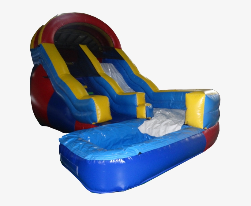 Water Bump N Curve Slide Jumping Things - 18 Curve Water Slide, transparent png download