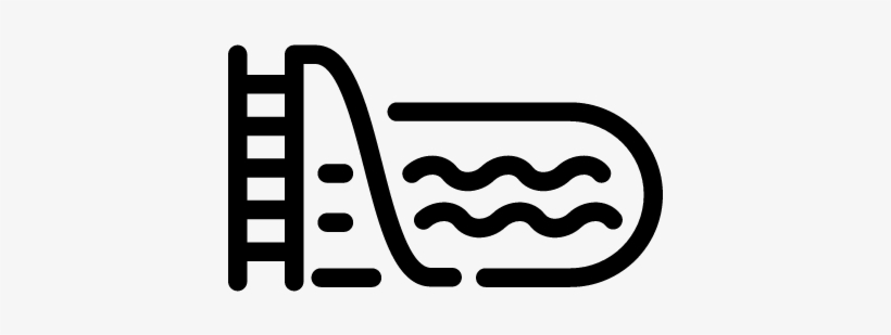 Water Slide Vector - Water Slide Png Icon, transparent png download