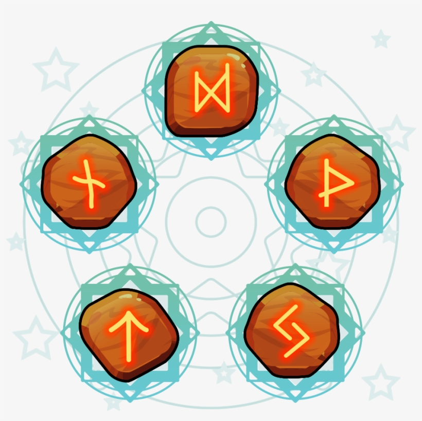 Each Of Your Runestones Are Randomly Chosen From A - Diagram, transparent png download