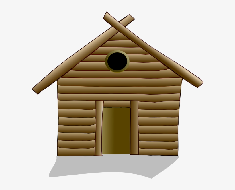 Lodge Clipart Shack - Three Little Pigs Wooden House, transparent png download