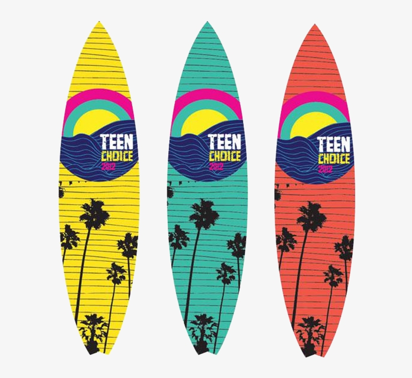 2012 Teen Choice Awards Surfboard - Teen Choice Awards Award, transparent png download
