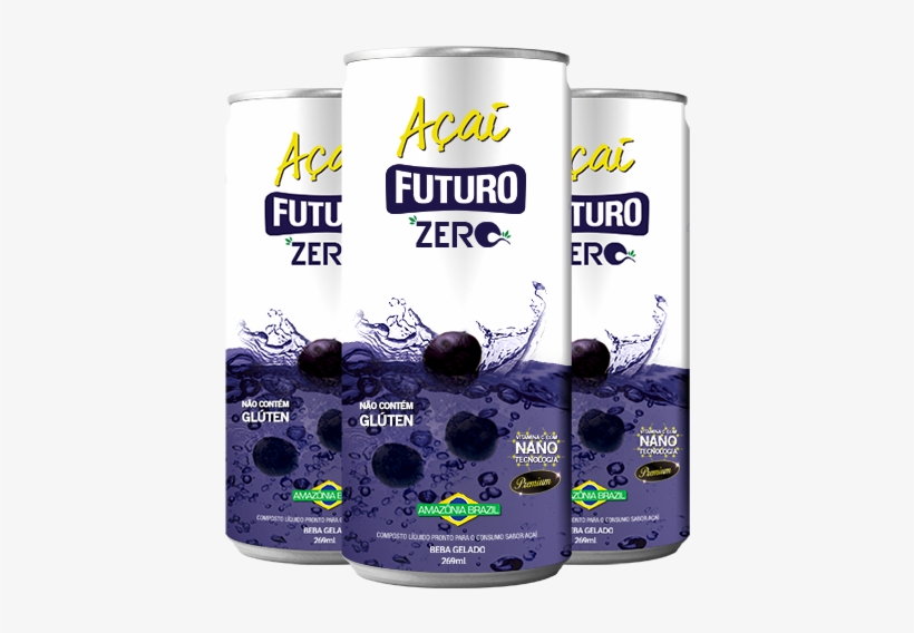 Acai Futuro Zero Sobre - Caffeinated Drink, transparent png download