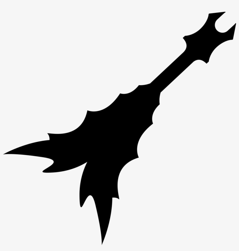 Electric Guitar With Several Spikes Comments - Electric Guitar, transparent png download