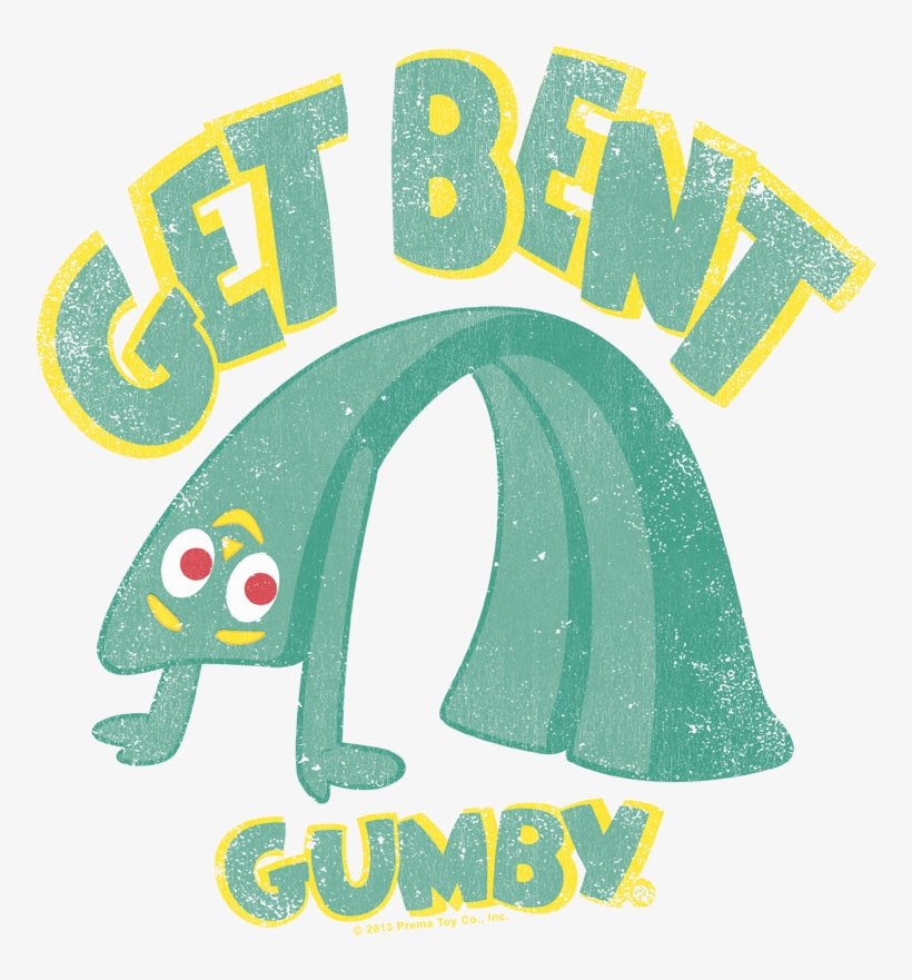Gumby Get Bent Toddler T-shirt - Hoodie, transparent png download