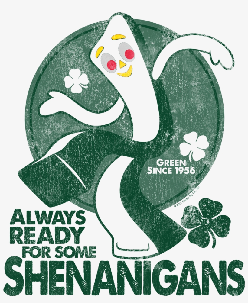 Gumby More Shenanigans Kid's T-shirt - Illustration, transparent png download